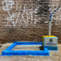 installed water pump