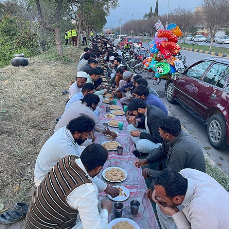 Food distribution event